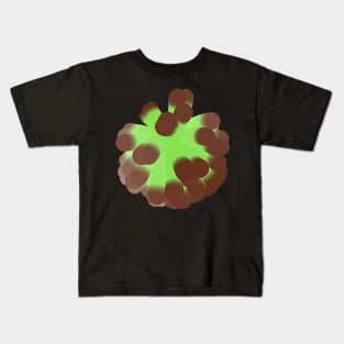 Abstrac Green Art Kids T-Shirt